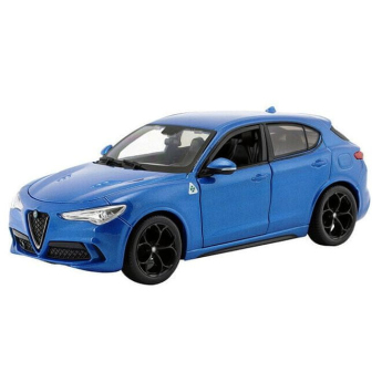 Model Alfa Romeo Stelvio Q4 Quadrifoglio 1:24 modré