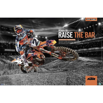 Modely aut a motorek model 1/10 KTM Red Bull 450 SX-F  C. Webb
