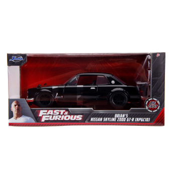 Modely aut a motorek model 1/24 Fast & Furious Nissan Skyline 1971 Brian