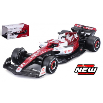 Modely aut a motorek model 1/43 Alfa Romeo Orlen F1 C42 Guanyu Zhou #24 2022 Signature