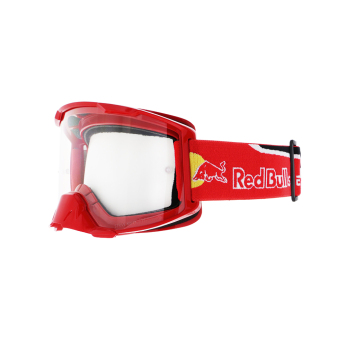 Red Bull Racing motokrosové brýle STRIVE red with clear glass