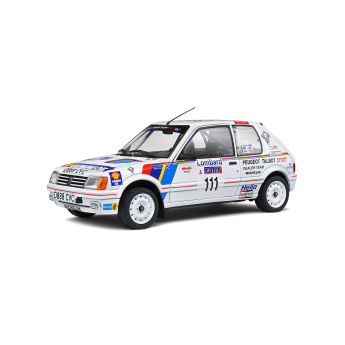 Modely aut a motorek model 1/18 Peugeot 205 GTI Colin McRae Lombard Rally 1988