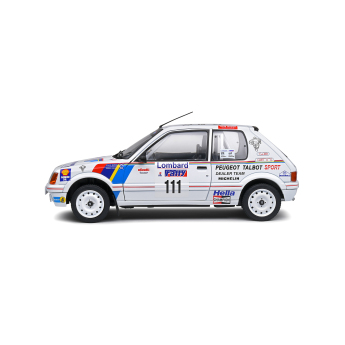 Modely aut a motorek model 1/18 Peugeot 205 GTI Colin McRae Lombard Rally 1988