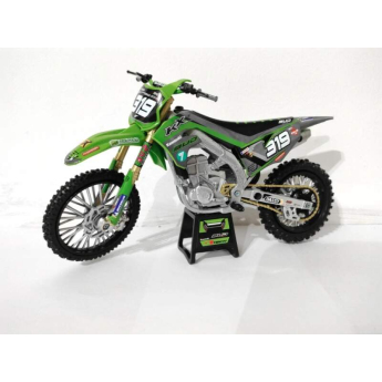 Modely aut a motorek model 1/12 Kawasaki KX450 Q.M.Prugnieres
