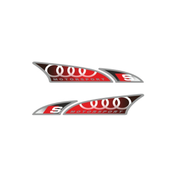 Audi F1 set samolepek 3D logo big 2026