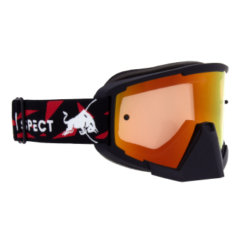 Red Bull Racing motokrosové brýle WHIP, black with red and yellow lenses