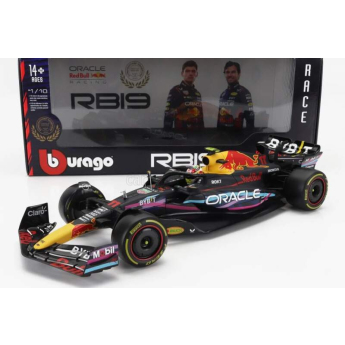 Model Red Bull F1 RB19 BBurago #11 Sergio Perez Miami GP 2023 1:18