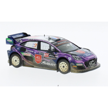 Modely aut a motorek model 1/43 Ford Puma Rally1, No.7, Rallye WM, Rally Acropolis, Dirty Version, P.-L. Loubet/V.Landais, 2022