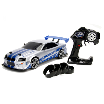 Modely aut a motorek model 1/10 Fast & Furious NISSAN Skyline remote control