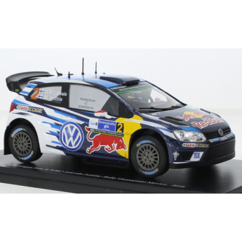 Modely aut a motorek model 1/24 VW Polo R WRC, No.2, Rallye WM, Rallye Mexico, J-M.Latvala/M.Anttila, 2016