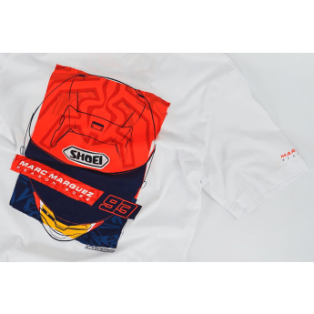 Marc Marquez pánské tričko Season Helmet white 2026
