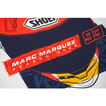 Marc Marquez pánské tričko Season Helmet white 2026