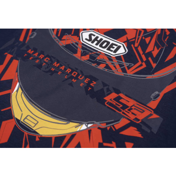 Marc Marquez pánské tričko Test Helmet dark blue 2026