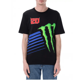 Fabio Quartararo pánské tričko Monster Energy Logo black 2026