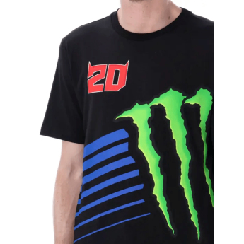Fabio Quartararo pánské tričko Monster Energy Logo black 2026