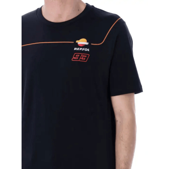 Marc Marquez pánské tričko small logo 93 dark blue 2026