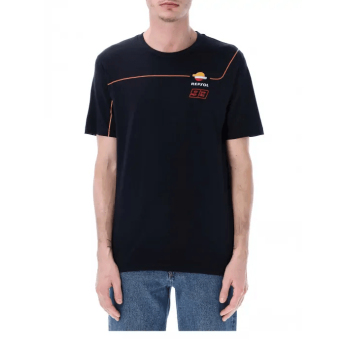 Marc Marquez pánské tričko small logo 93 dark blue 2026
