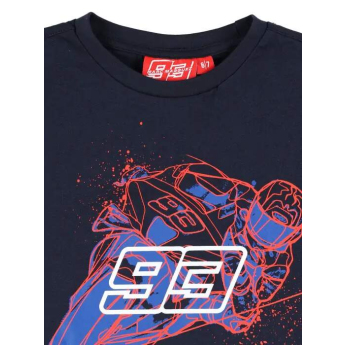 Marc Marquez dětské tričko Motorbike dark blue - ages 6–7 2026
