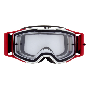 Red Bull Racing motokrosové brýle TORP white and red with clear glass