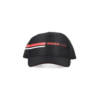 Ducati Corse čepice baseballová kšiltovka with black logo 2026
