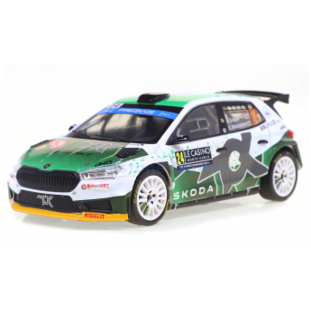 Modely aut a motorek model 1/43 Škoda Fabia Rally2 n.24 N.Gryazin -K.Aleksandrov Rally Monte Carlo 2023