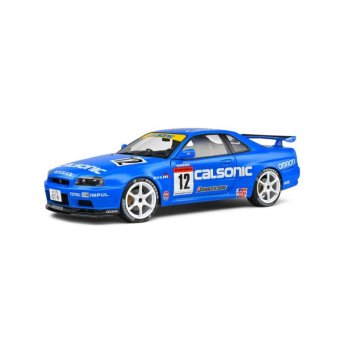 Modely aut a motorek model 1/18 Nissan GT-R R34 Calsonic 2000