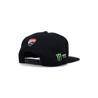 Ducati Corse čepice baseballová kšiltovka Monster Energy with a flat visor 2026