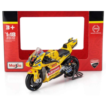 Modely aut a motorek model 1/18 Ducati MotoGP GP23 - Francesco Bagnaia #1 - Misano SE