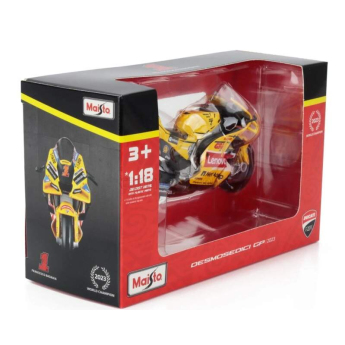 Modely aut a motorek model 1/18 Ducati MotoGP GP23 - Francesco Bagnaia #1 - Misano SE