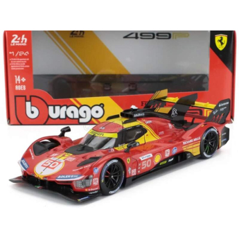 Modely aut a motorek model 1/24 Ferrari 499P #50 Winner Le Mans 2024