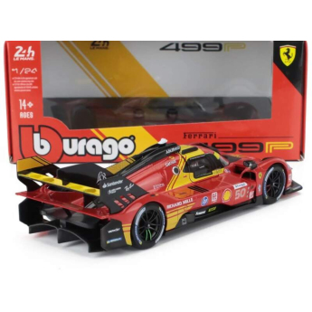 Modely aut a motorek model 1/24 Ferrari 499P #50 Winner Le Mans 2024