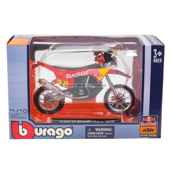 Modely aut a motorek model 1/18 GASGAS RX450F #1 Dakar Rallye 2023