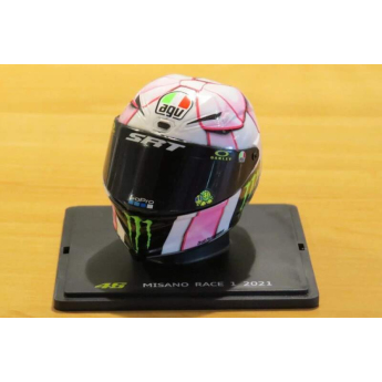 Modely aut a motorek model přilby 1:5 MotoGP Valentino Rossi Misano