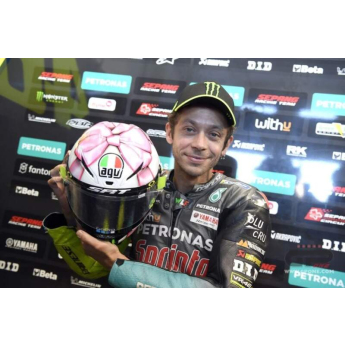 Modely aut a motorek model přilby 1:5 MotoGP Valentino Rossi Misano
