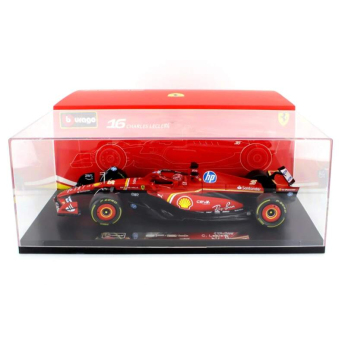 Model BBurago Ferrari SF-24 - Charles Leclerc 1:18 - Deluxe edice