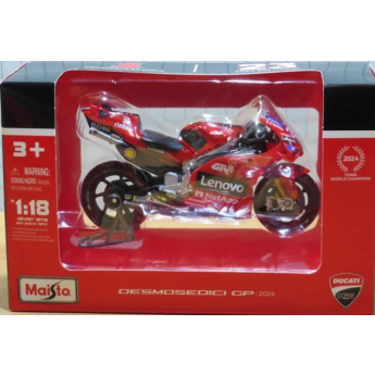 Modely aut a motorek model 1/18 Ducati MotoGP GP24 - Enea Bastianini #1