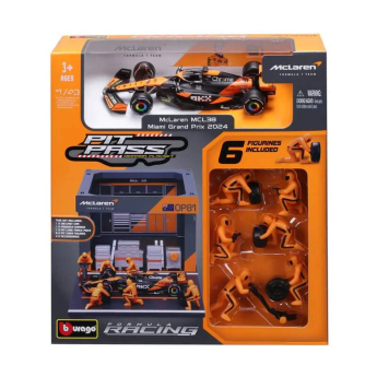 Modely aut a motorek model 1/43 McLaren F1 Oscar Piastri with a model of the box