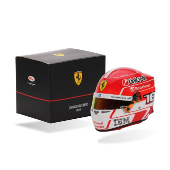 Modely aut a motorek model přilby 1/2 Charles Leclerc 2025