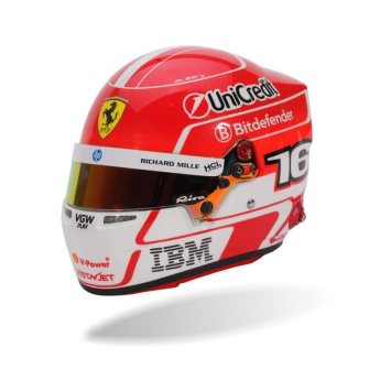 Modely aut a motorek model přilby 1/2 Charles Leclerc 2025