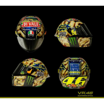 Modely aut a motorek model přilby 1:5 MotoGP Valentino Rossi Mugello 2014