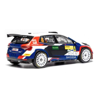 Modely aut a motorek model 1/43 IXO Škoda Fabia Rally2 - Lavanttal Rally 2024 #4 Wagner - Ostlender