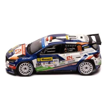 Modely aut a motorek model 1/43 Škoda Fabia Rally2 - Barum Rally 2024 #10 S.Wagner - J.Hain