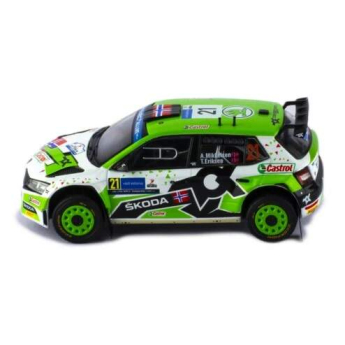 Modely aut a motorek model 1/43 Fabia Rally2 EVO #21 A.Mikkelsen - T.Eriksen Rally Estonia 2022