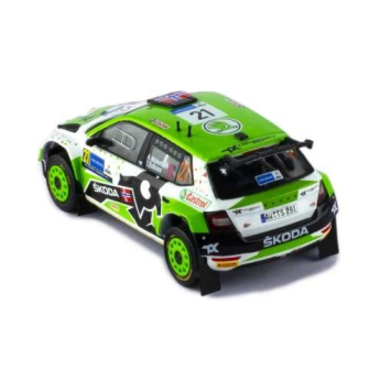 Modely aut a motorek model 1/43 Fabia Rally2 EVO #21 A.Mikkelsen - T.Eriksen Rally Estonia 2022
