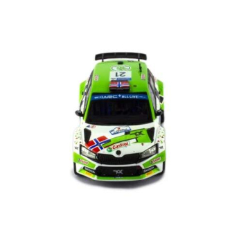 Modely aut a motorek model 1/43 Fabia Rally2 EVO #21 A.Mikkelsen - T.Eriksen Rally Estonia 2022