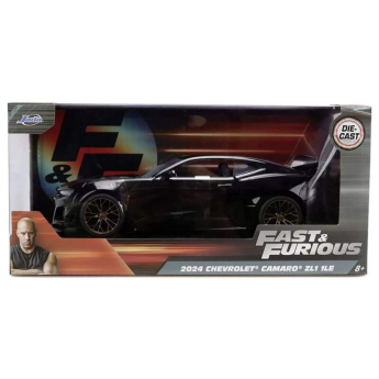 Modely aut a motorek model 1/24 Chevrolet Camaro 2024 ZL1 1LE Black - Fast & Furious