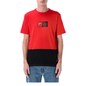 Marc Marquez pánské tričko small logo in the middle red 2026