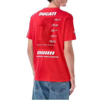 Marc Marquez pánské tričko More Than a Number red 2025