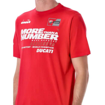 Marc Marquez pánské tričko More Than a Number red 2025
