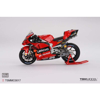 Modely aut a motorek model 1/12 TSM MotoGP - Ducati Desmosedici Jack Miller GP22 #43 2022